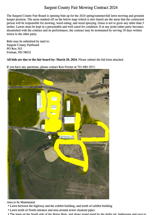 Sargent County Fair & 4H Achievement Days Forman, North Dakota